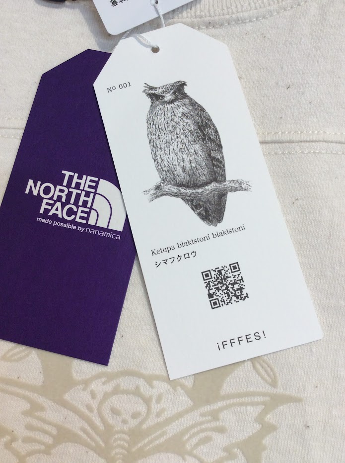 THE NORTH FACE PURPLE LABELのフクロウTシャツが入荷いたしました！