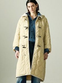 kha:ki （カーキ）ミリタリー キルト ダッフルコート “MIL QUILT DUFFLE COAT”