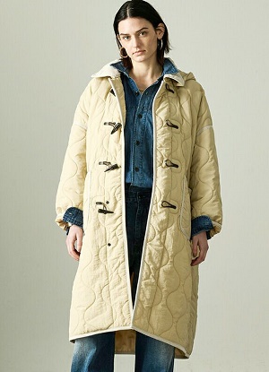 kha:ki （カーキ）ミリタリー キルト ダッフルコート “MIL QUILT DUFFLE COAT”